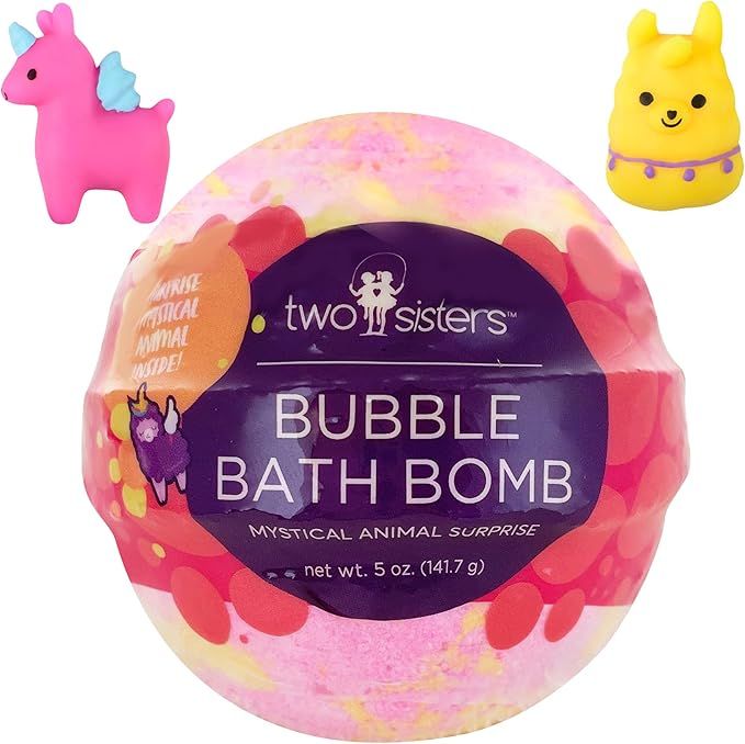 Mystical Animal Bubble Bath Bomb for Kids with Surprise Toy Inside by Two Sisters Spa. Large 99% ... | Amazon (US)