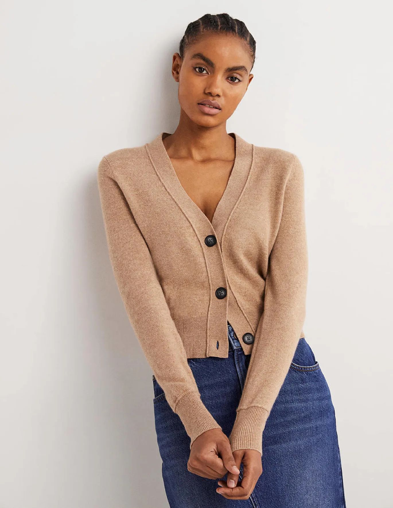 Cashmere V-neck Cardigan | Boden (US)