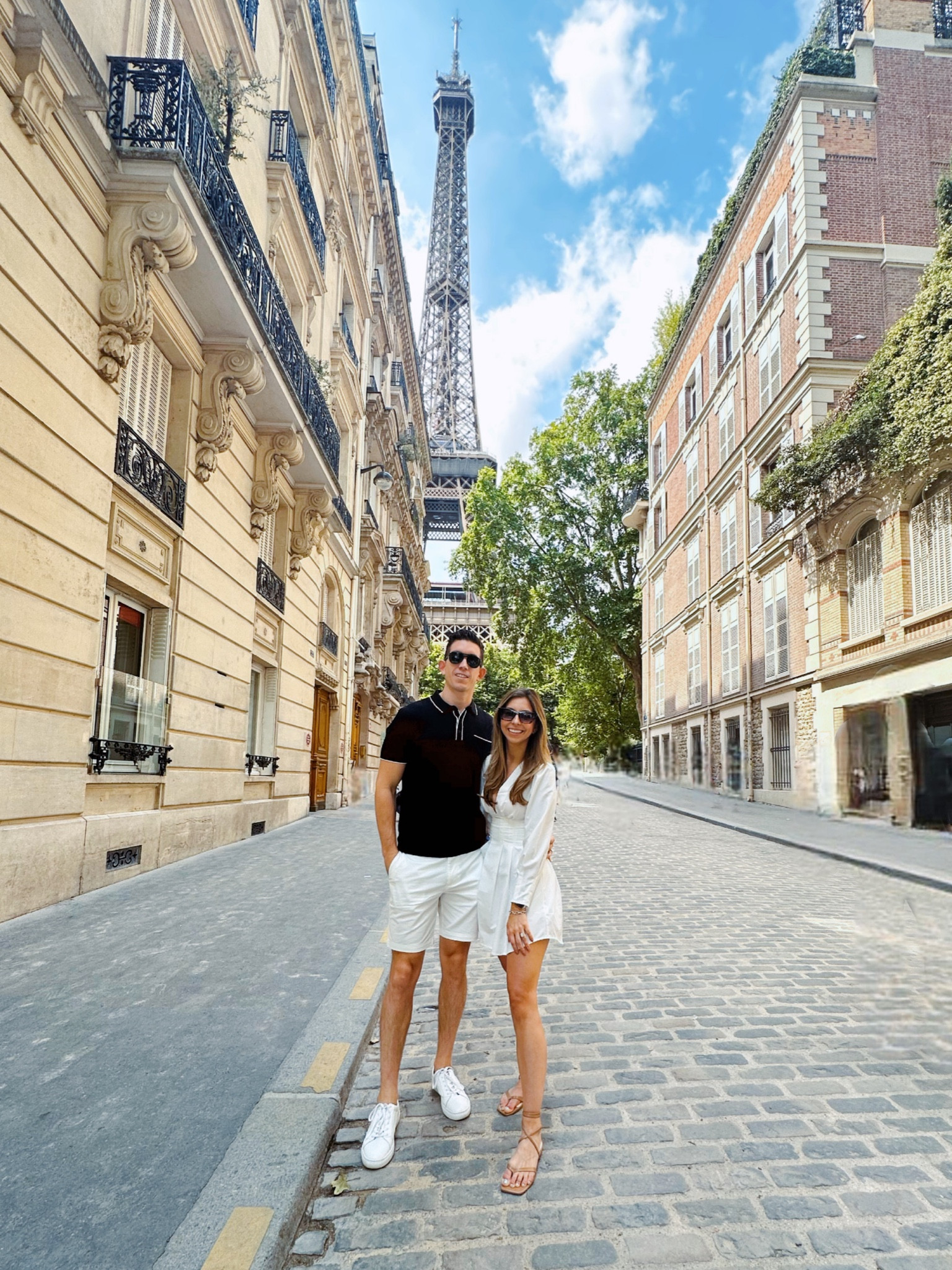 Summer in Paris — Eiffel Tower views from Rue de l’Université!

Hub’s outfit is from Express (he is 6’4, 190lbs wearing size Medium Tall Polo and 32 shorts!) 

#LTKFind #LTKmens #LTKtravel
