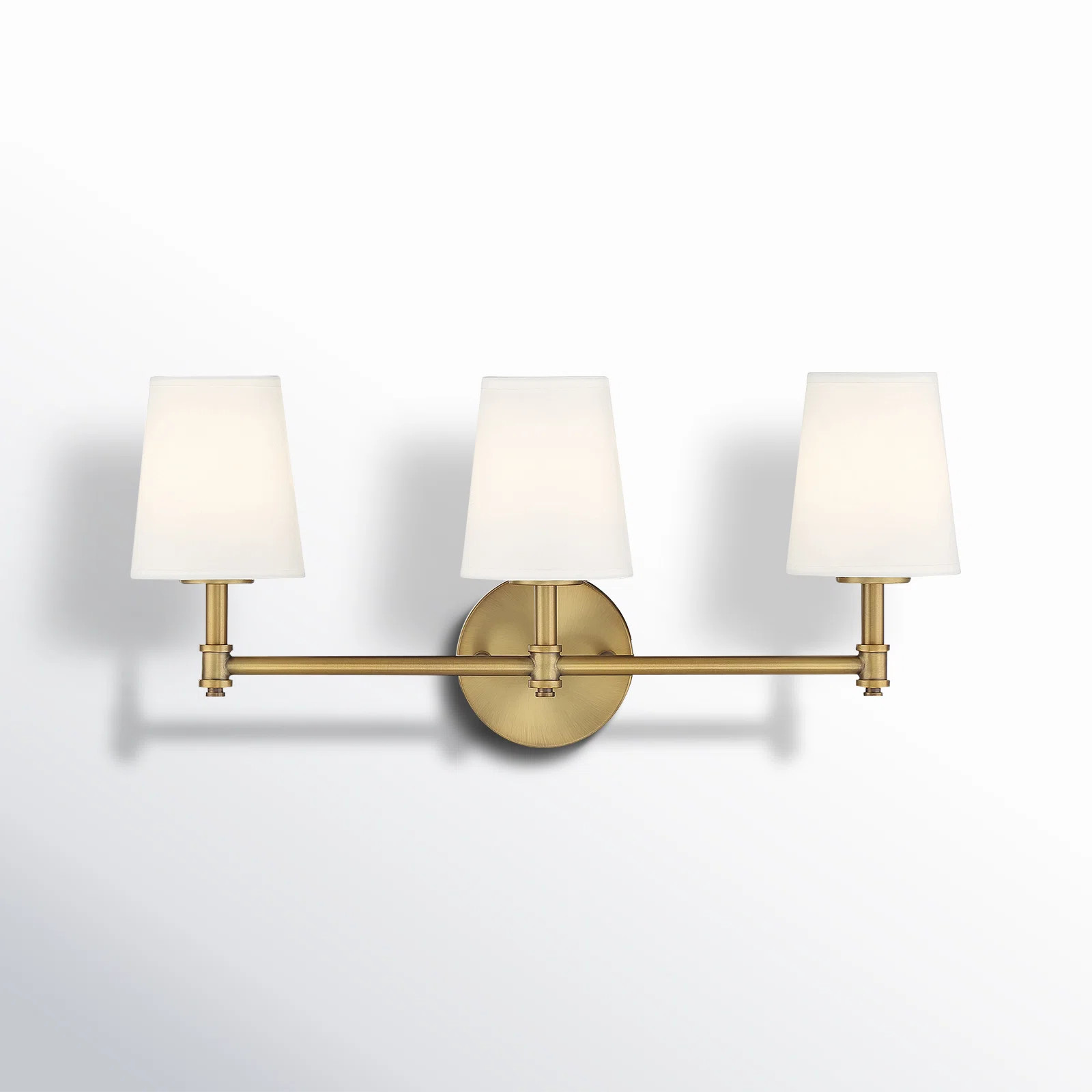 Lark Manor™ Arieyanna 3-Light Dimmable Brass Vanity Light & Reviews | Birch Lane | Birch Lane