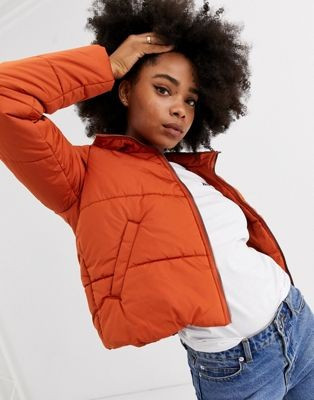 Vans Foundry Puffer rust jacket | ASOS US