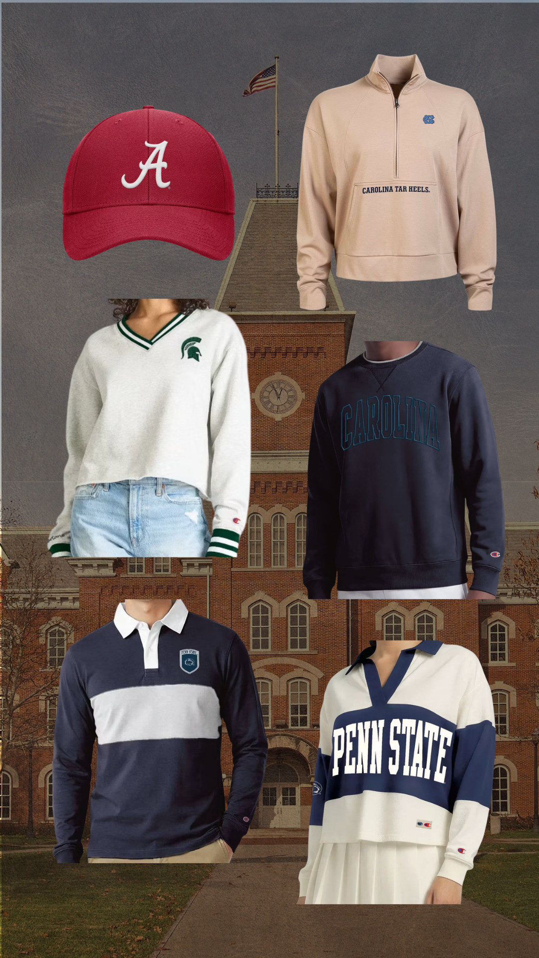 #TargetPartner Not a sports girl, but a collegiate sweatshirt is always a yes in the fall. These finds from the NCAA Fan Shop at @Target are cozy, washed-out, and so easy to throw on. My favorites are linked. 

 