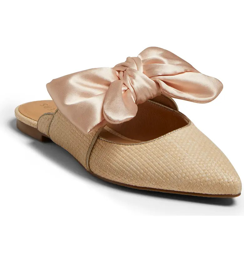 Heidi Bow Pointed Toe Mule | Nordstrom
