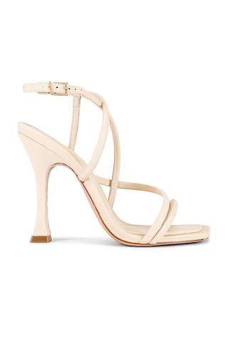 Schutz Lovi Heel in Egg Shell from Revolve.com | Revolve Clothing (Global)