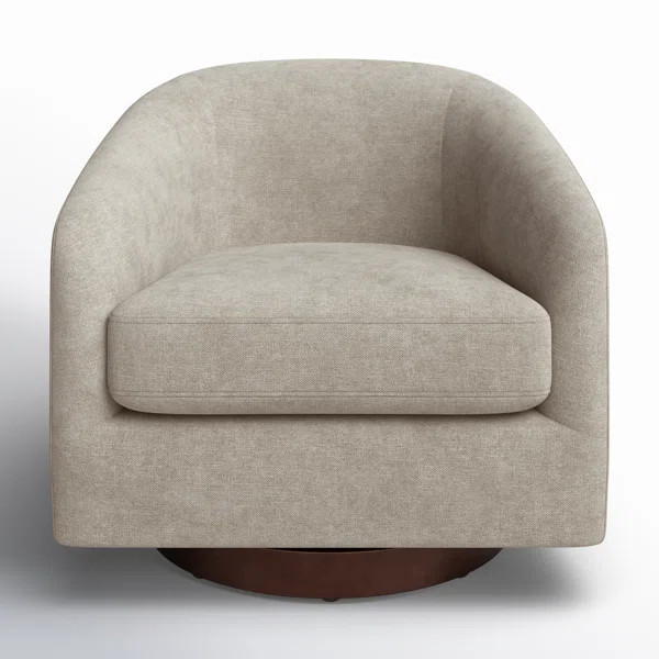 Bennett Upholstered Swivel Barrel Chair | Wayfair North America
