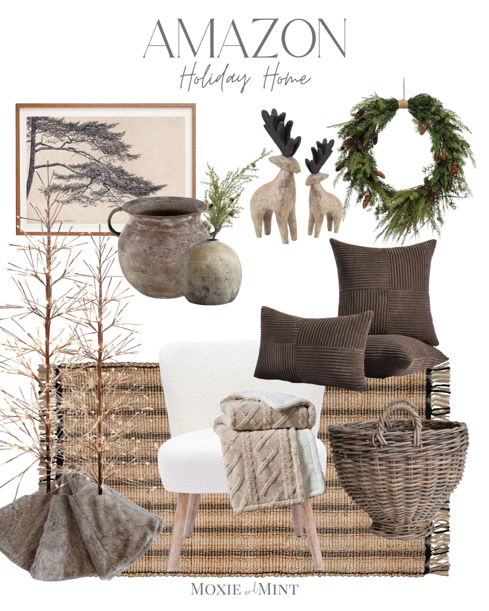 Amazon holiday home / Amazon Home Decor / Amazon Winter Decor / Neutral Home Decor / Amazon Fashion / Winter Outfits / Framed Art / Neutral Throw Pillows / Rustic Home / Winter Throw Blankets / Winter Decorative Accents / Winter Greenery / 


#LTKSeasonal #LTKHoliday #LTKhome