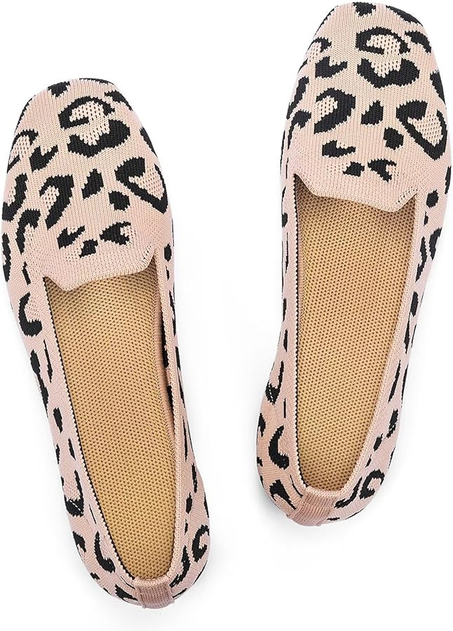Frank Mully Women's Loafer Flats Square Toe Flat Shoes Comfortable Office Work Shoes, Cute Penny ... | Amazon (US)
