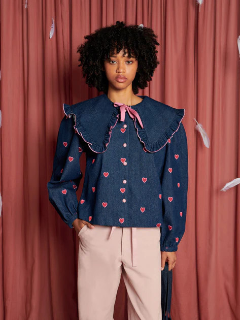 Perfect Match Denim Blouse | Sister Jane (UK)