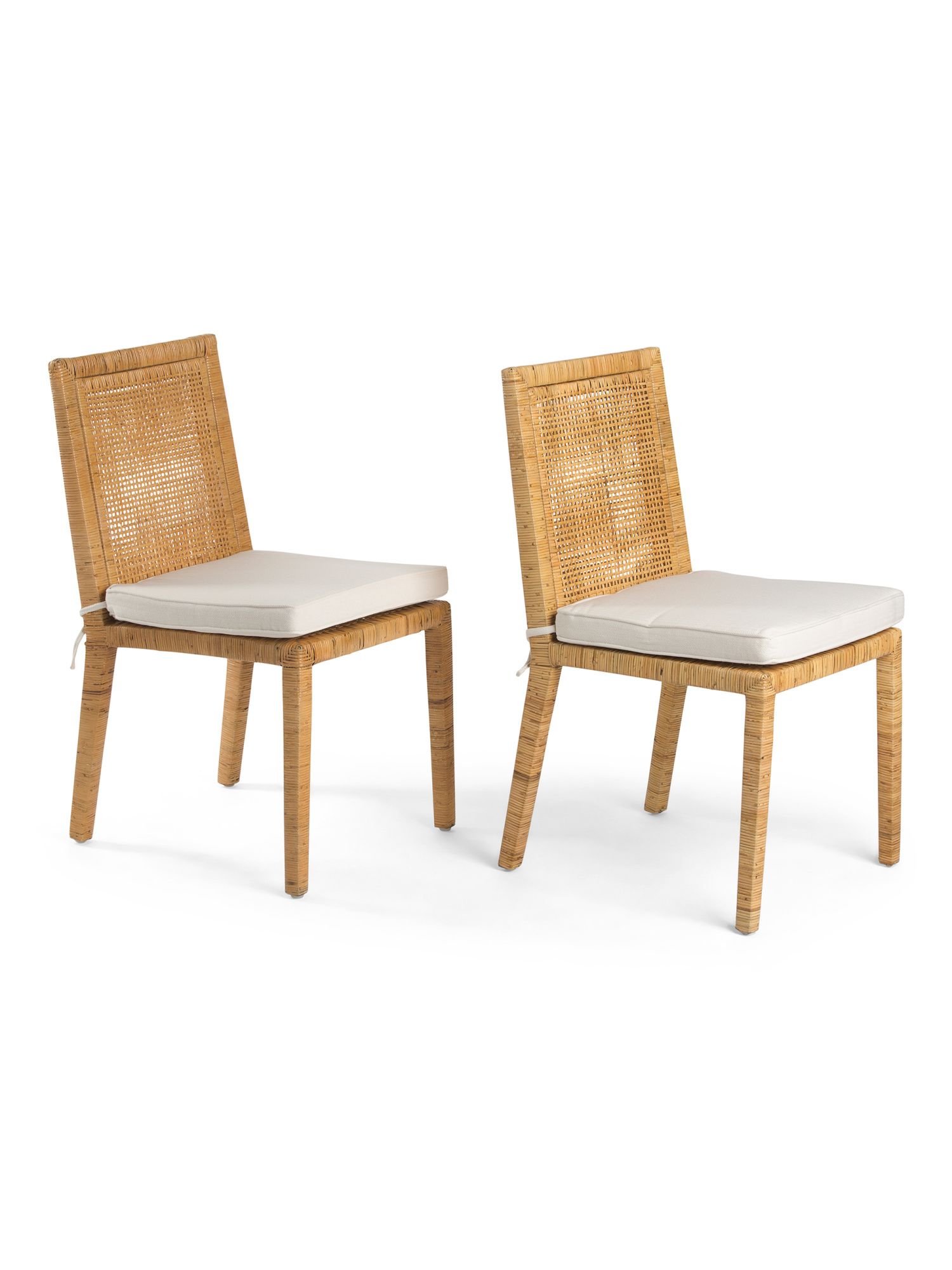 Set Of 2 Rattan Dining Chairs | TJ Maxx