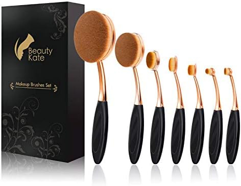 Amazon.com: Beauty Kate Oval Makeup Brushes Set 5 Pcs Professional Oval Toothbrush Foundation Con... | Amazon (US)