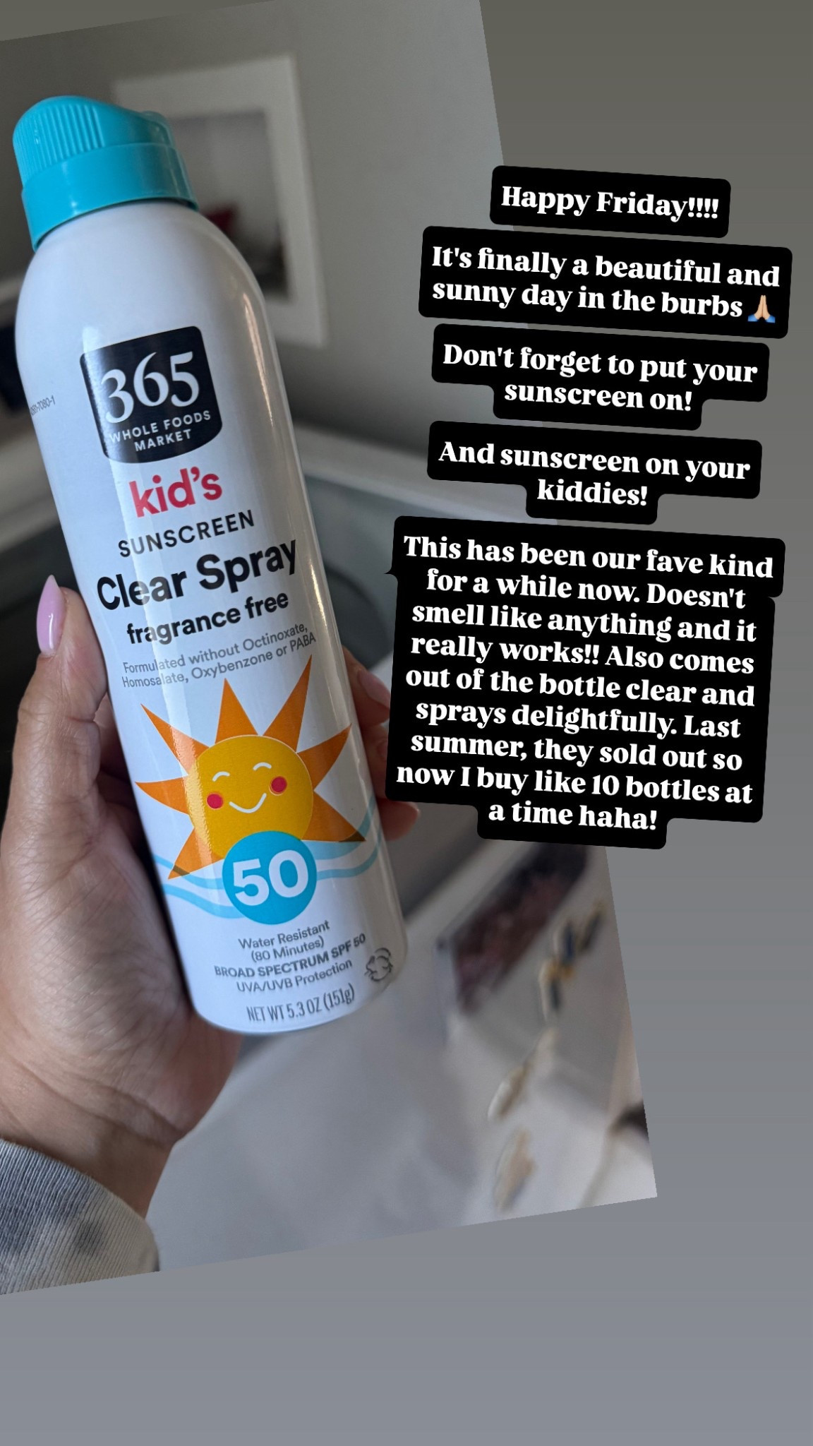 Best sunscreen around! This has been our fave kind for a while now. Doesn't smell like anything and it really works!! Also comes out of the bottle clear and sprays delightfully. Last summer, they sold out so now I buy like 10 bottles at a time haha! 

#LTKSummerEdit #LTKSwim #LTKKids