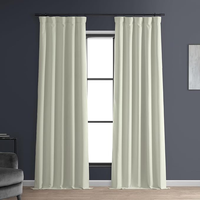 HPD HALF PRICE DRAPES Solid Thermal Insulated Blackout Curtains for Bedroom 108 Inches Long Curta... | Amazon (US)