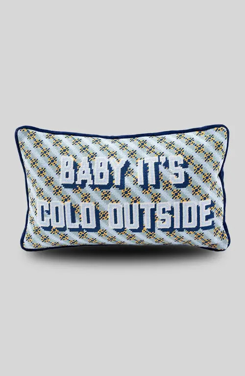 Furbish Baby It's Cold Outside Needlepoint Pillow at Nordstrom | Nordstrom