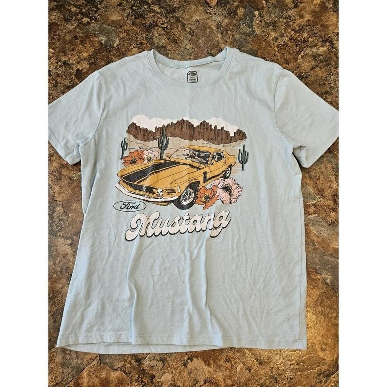 Ford Women's T-shirt - Blue - 4 | Depop US