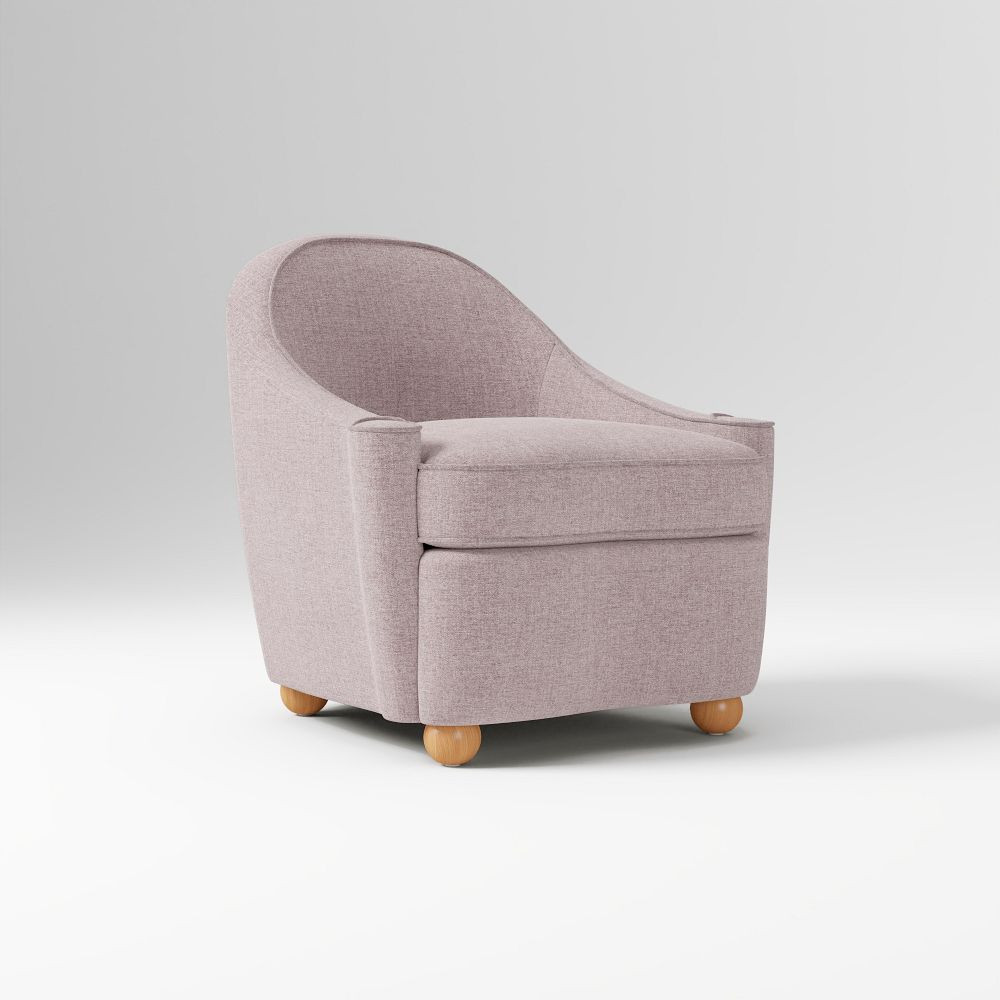 Pierce & Ward Curved Slipper Chair | West Elm (US)