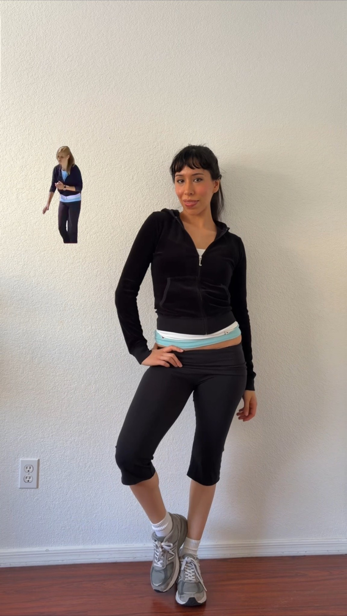 H2O inspired outfits: jacket is vintage juicy, capris are VS fold overs I cropped