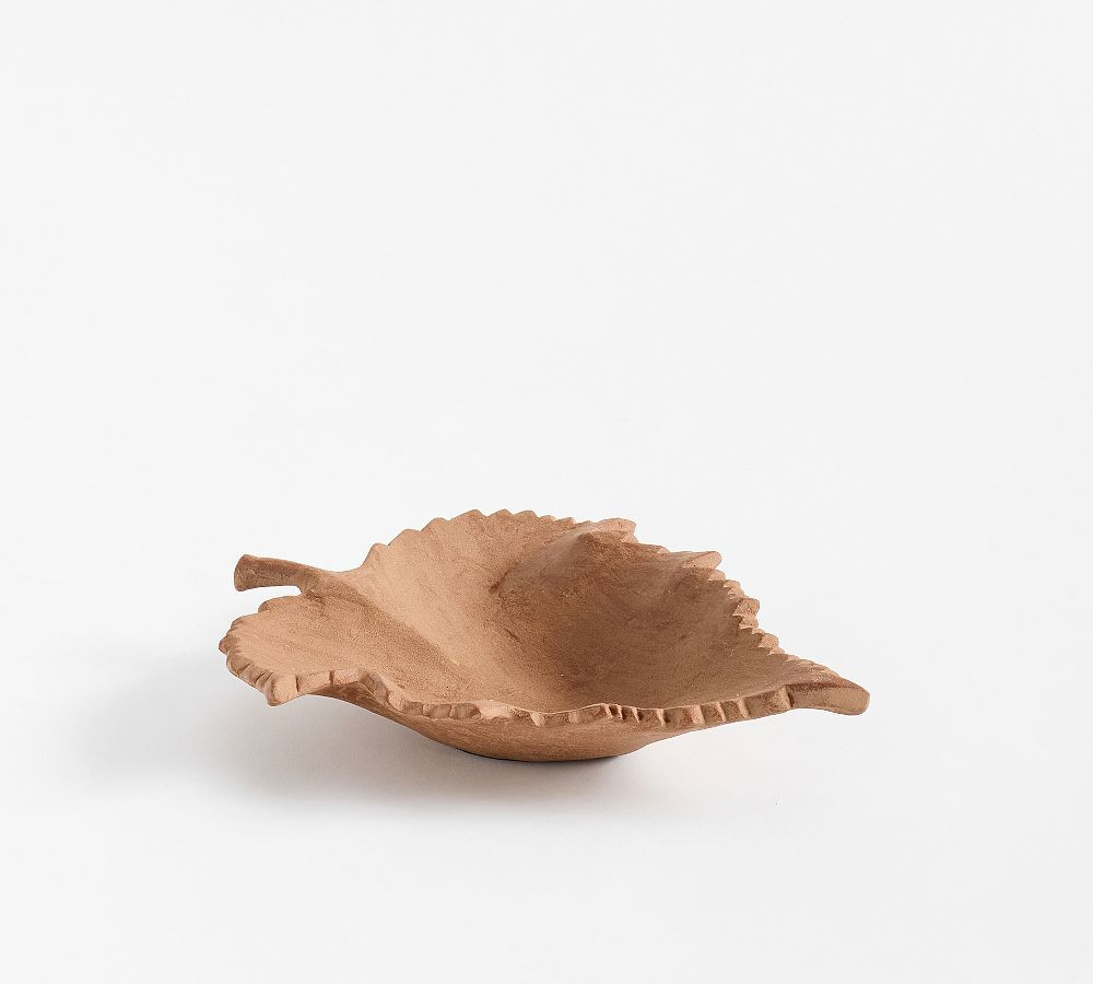 Terracotta Leaf Bowl | Pottery Barn (US)