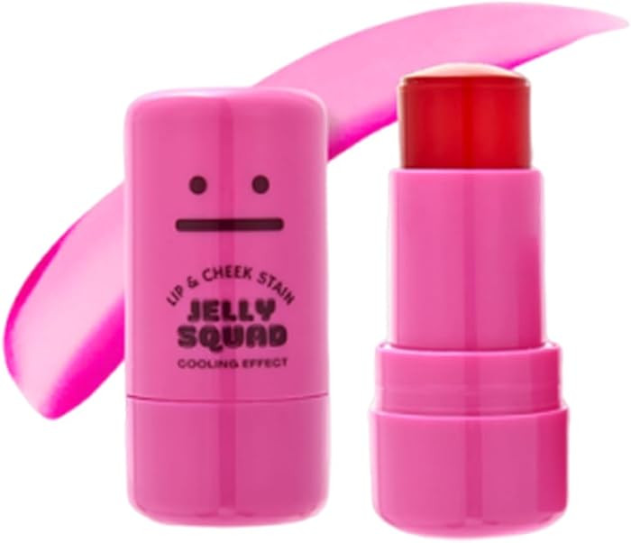Jelly Squad Lip and Cheek Tint, Cooling Jelly Blush Stick, Grumpy | Amazon (US)