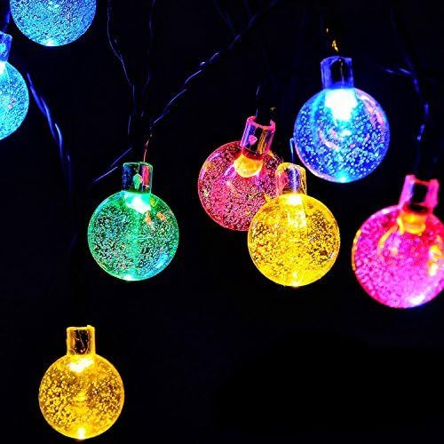 Globe Battery Operated String Lights with Timer - RECESKY 60 LED 29ft Fairy Crystal Ball Decor Li... | Amazon (US)
