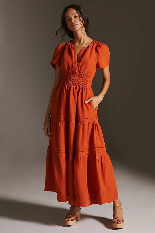 The Somerset Maxi Dress: Linen Edition | Anthropologie (US)