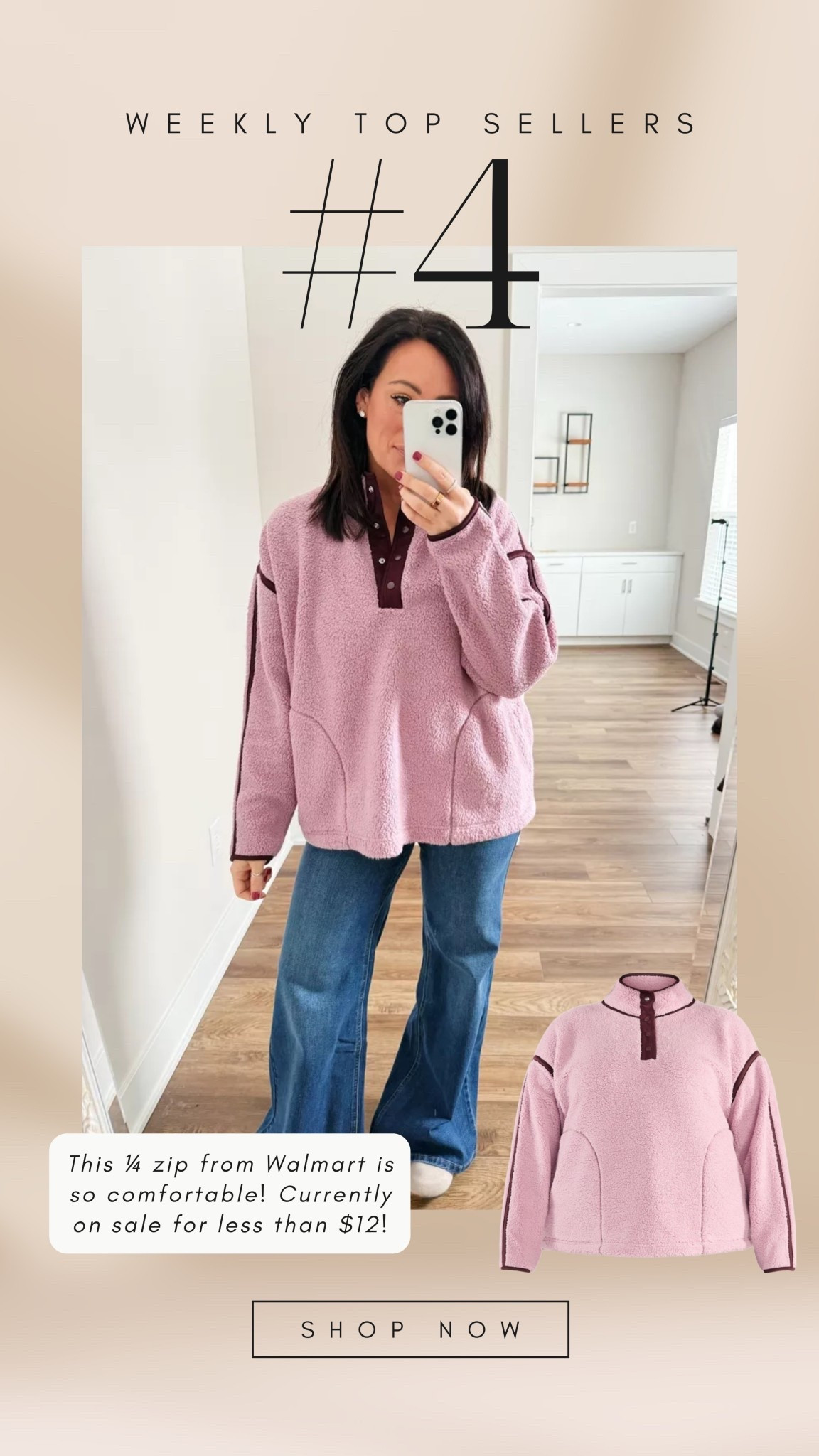 WALMART HAUL 
• size 1X fleece - fits like an XL
• size 6 denim

#LTKSeasonal #LTKSaleAlert