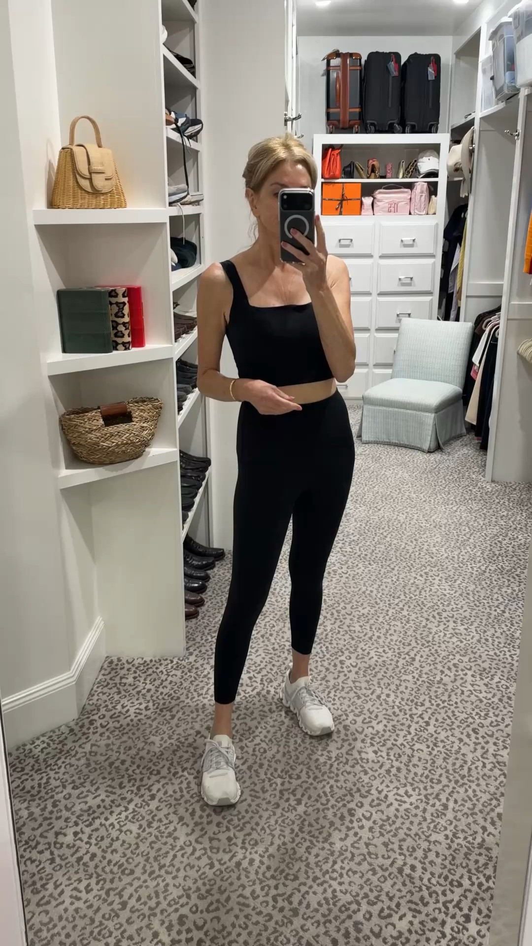 @Spanx workout look today. Size M leggings and S top