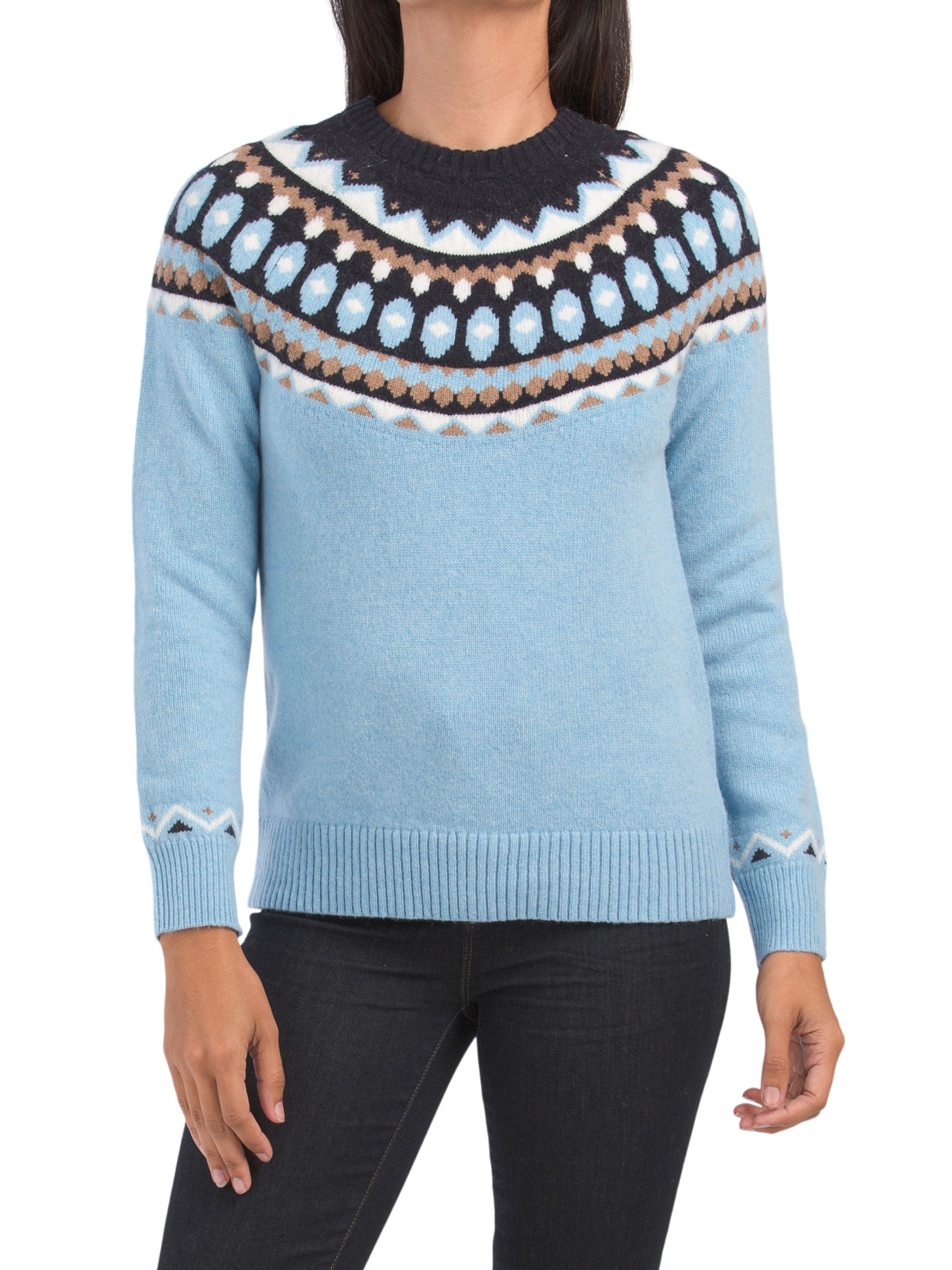 Wool Blend Fairisle Patterned Sweater | Wool Sweaters | Marshalls | Marshalls