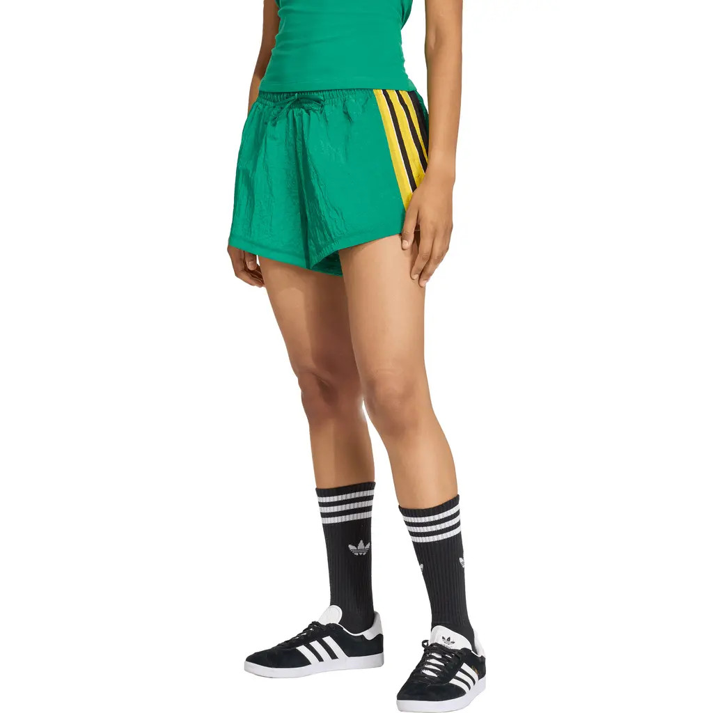 adidas Originals Santiago Shorts in Bold Green at Nordstrom, Size Large | Nordstrom