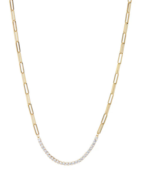 Ballier Chain Link Necklace- Gold | LUV AJ