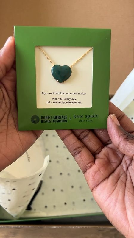 I absolutely love this green agate necklace from Kate spade in collaboration with Taraji P Henson, and her mental health foundation!

#LTKbeauty