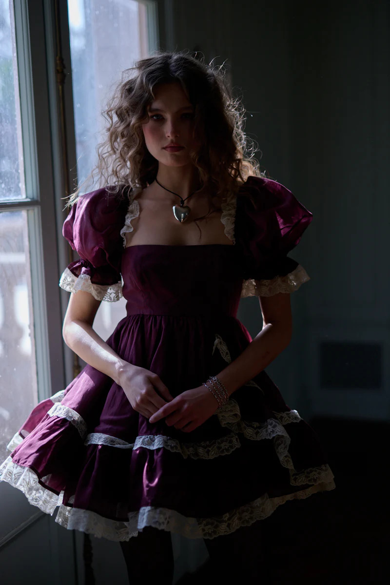 The Bordeaux Martini Dress | Selkie Collection