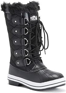 Polar Women's Nylon Tall Winter Snow Boot | Amazon (US)