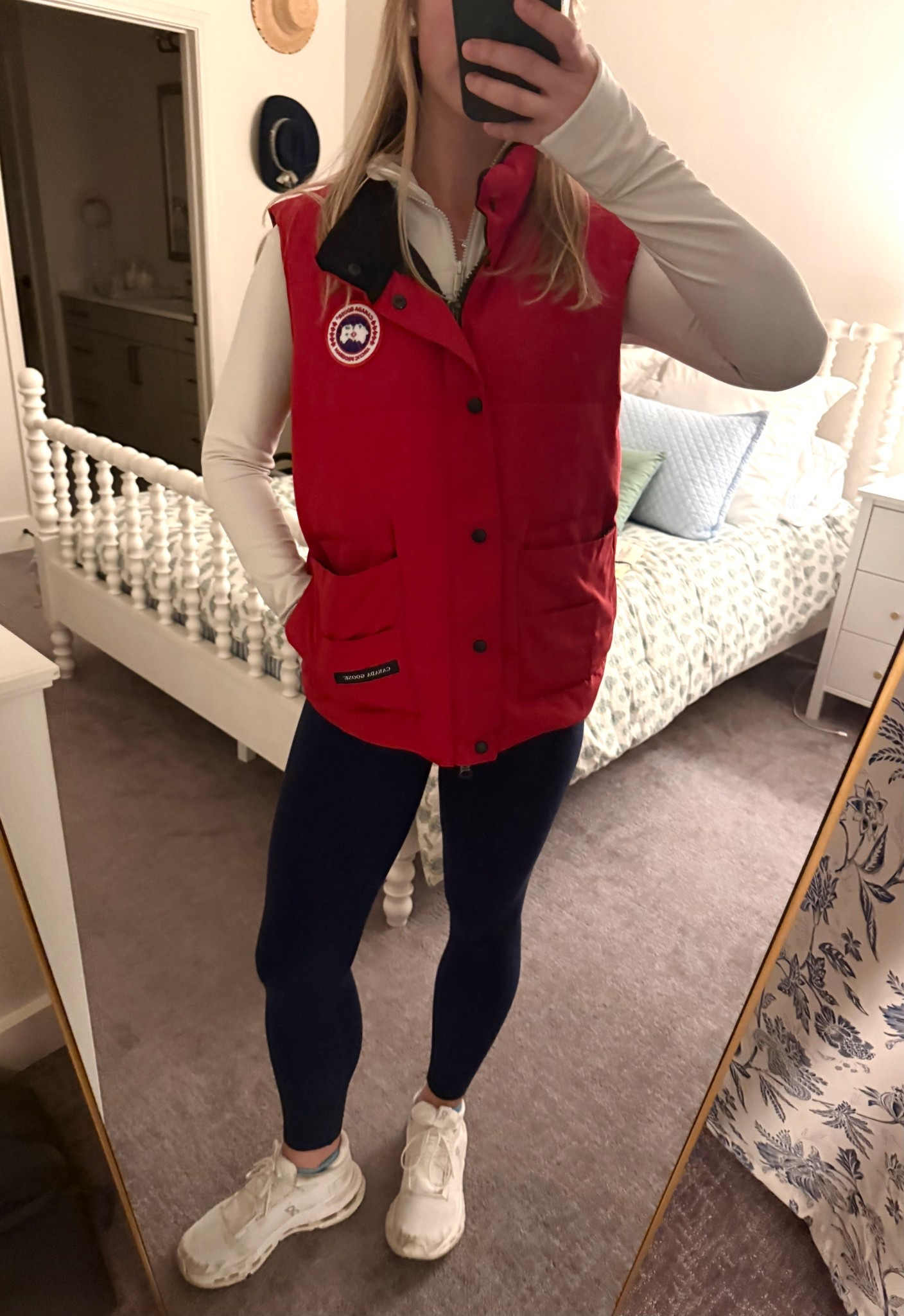 Early Morning Walk!


Tuckernuck
Canada goose vest
Puffer vest
Red vest
Warm vest
Winter vest
Lululemon define jacket
Lululemon jacket
Workout coat
Workout jacket
Alo leggings
Alo airlift
Black legging
On sneakers
On clouds sneakers
White shoes
White sneakers
Walking outfit
Walk outfit
Running shoes
Gym shoes
Workout outfit
Fall outfit
Fall style
Winter outfit
Winter style 

#LTKootd #LTKdayinmylife