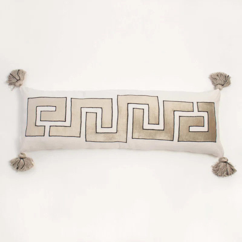 Tateann Tassels Linen Throw Pillow | Wayfair North America