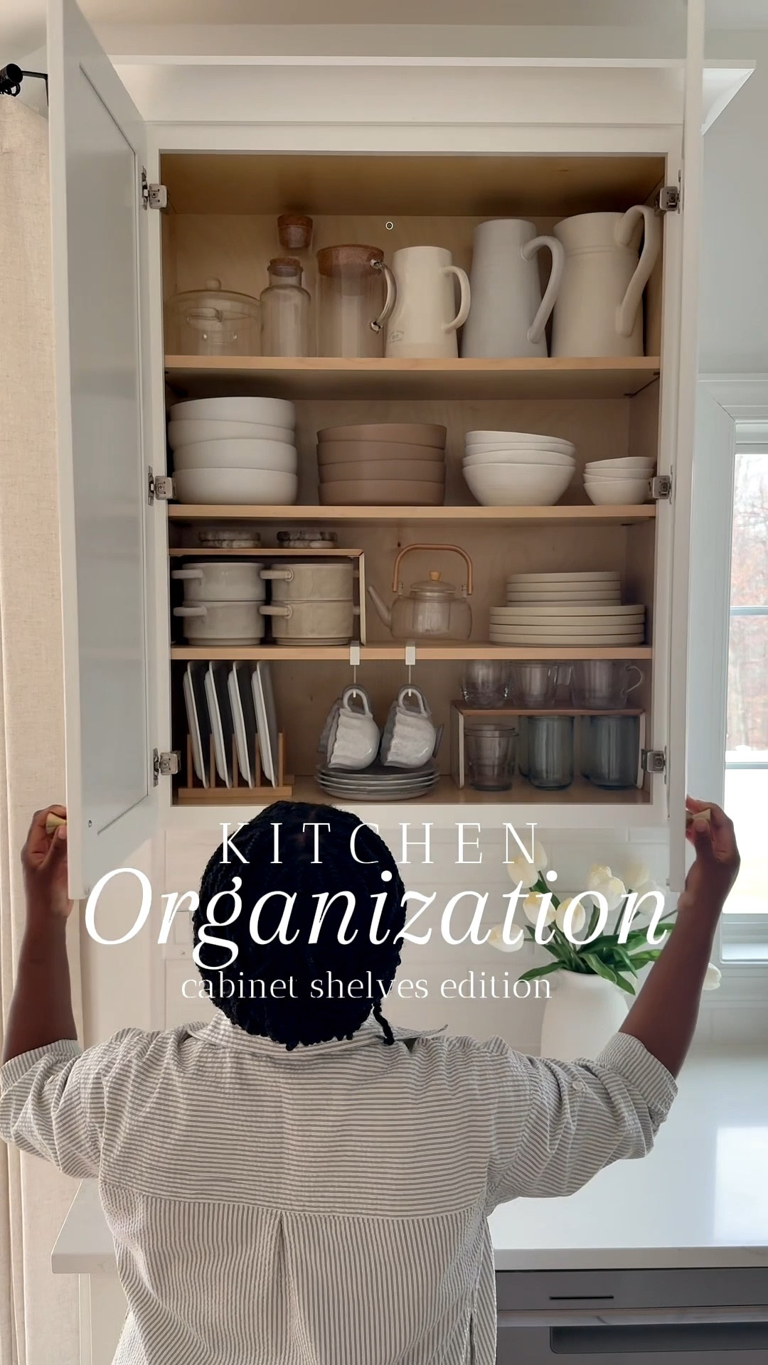 Kitchen Cabinet Organization 🤎

