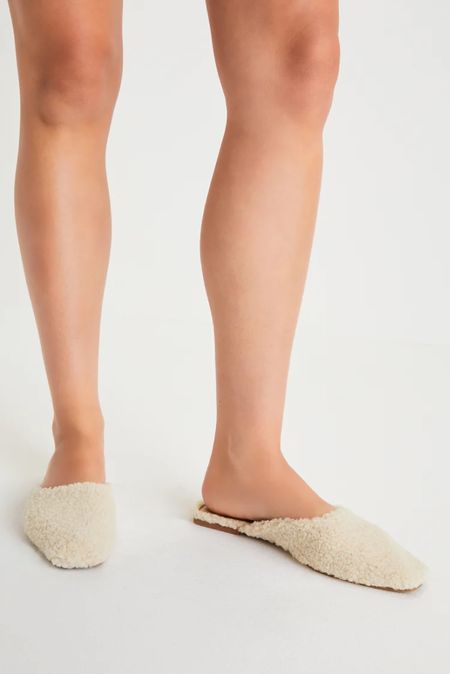 Comfy shearling mule slippers, gift idea, winter shoes 

#LTKfindsunder50 #LTKSeasonal #LTKshoecrush