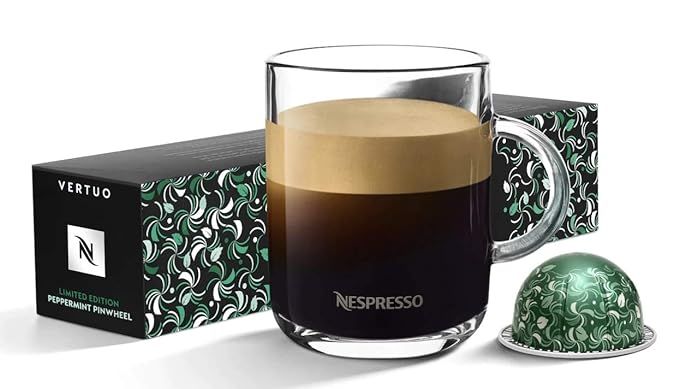 Nespresso Coffee Pods 10 Capsules 1 Sleeve VertuoLine Vertuo Line Single Serve Intenso/Double Esp... | Amazon (US)