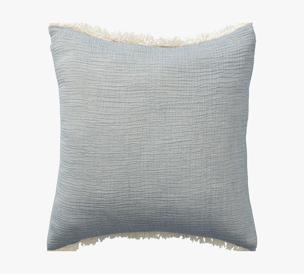 Turkish Cotton Fringe Throw Pillow | Pottery Barn (US)