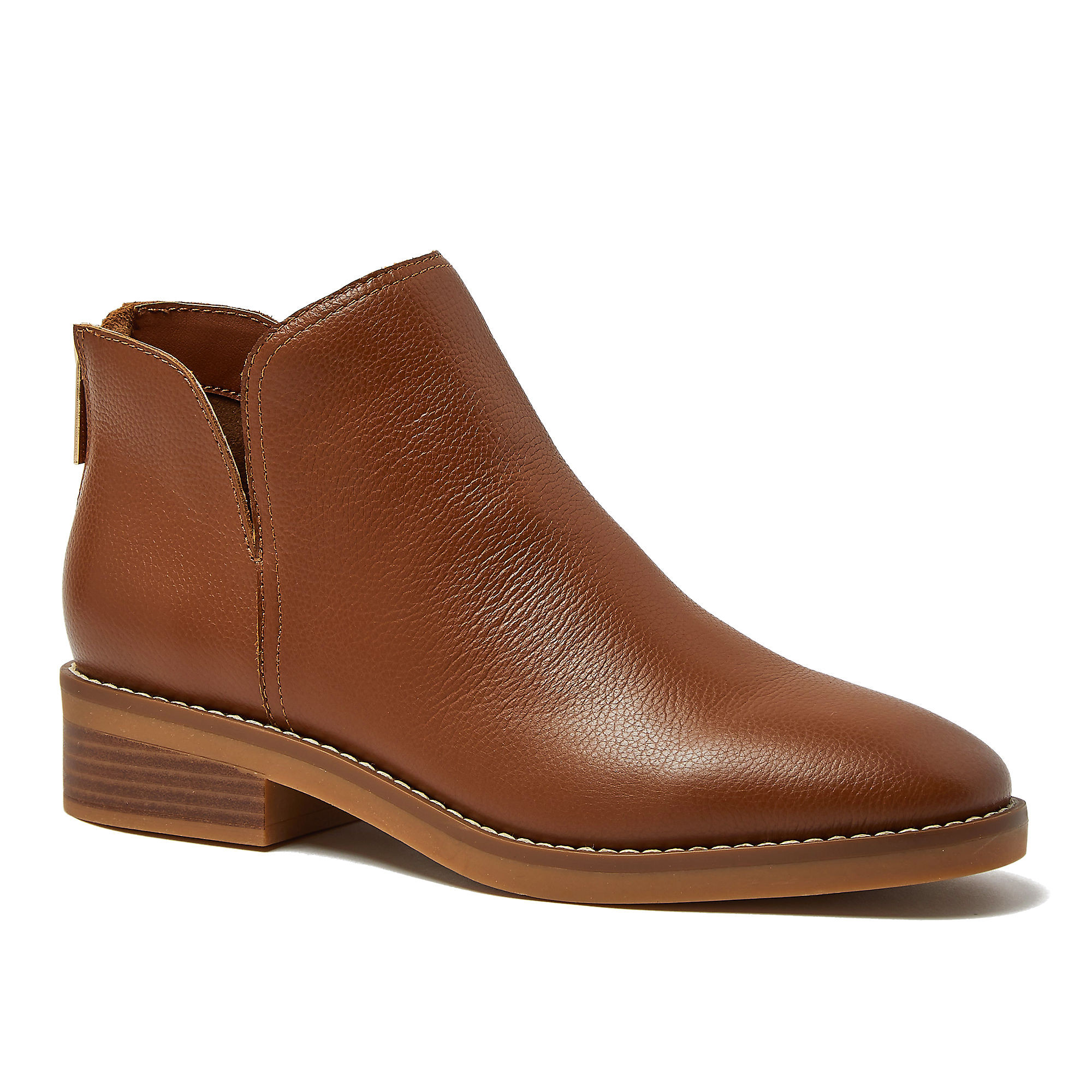 Women's Essential Zip Up Ankle Booties | Lands' End (US)