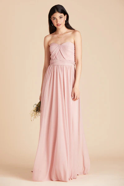 Chicky Convertible Dress - Dusty Rose | Birdy Grey