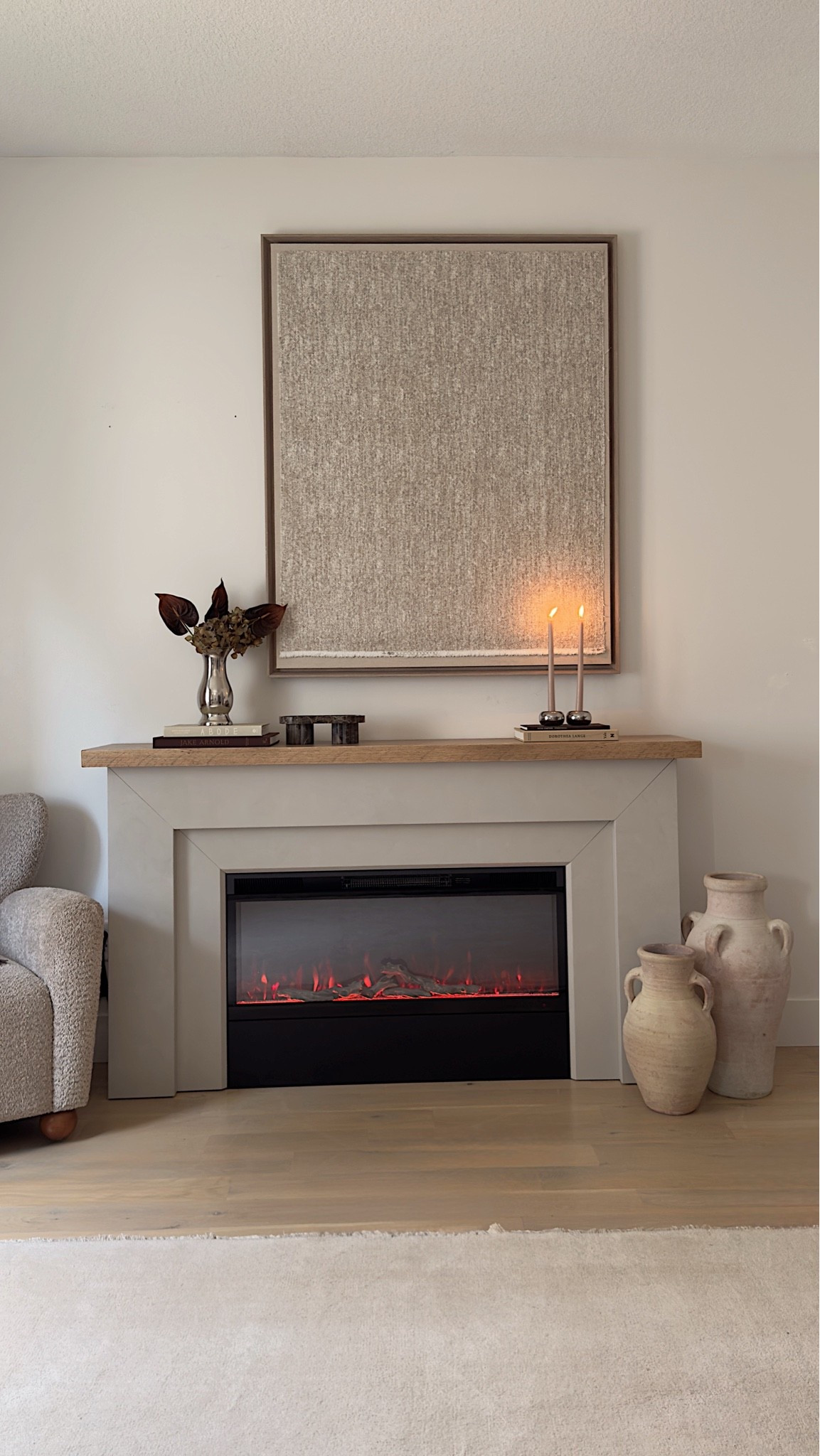 If you are looking to upgrade your master bedroom, livingroom or any other space in your home I highly recommend this beautiful electric fireplace from @Real Flame 😍…. She is a beauty.

#LTKHome