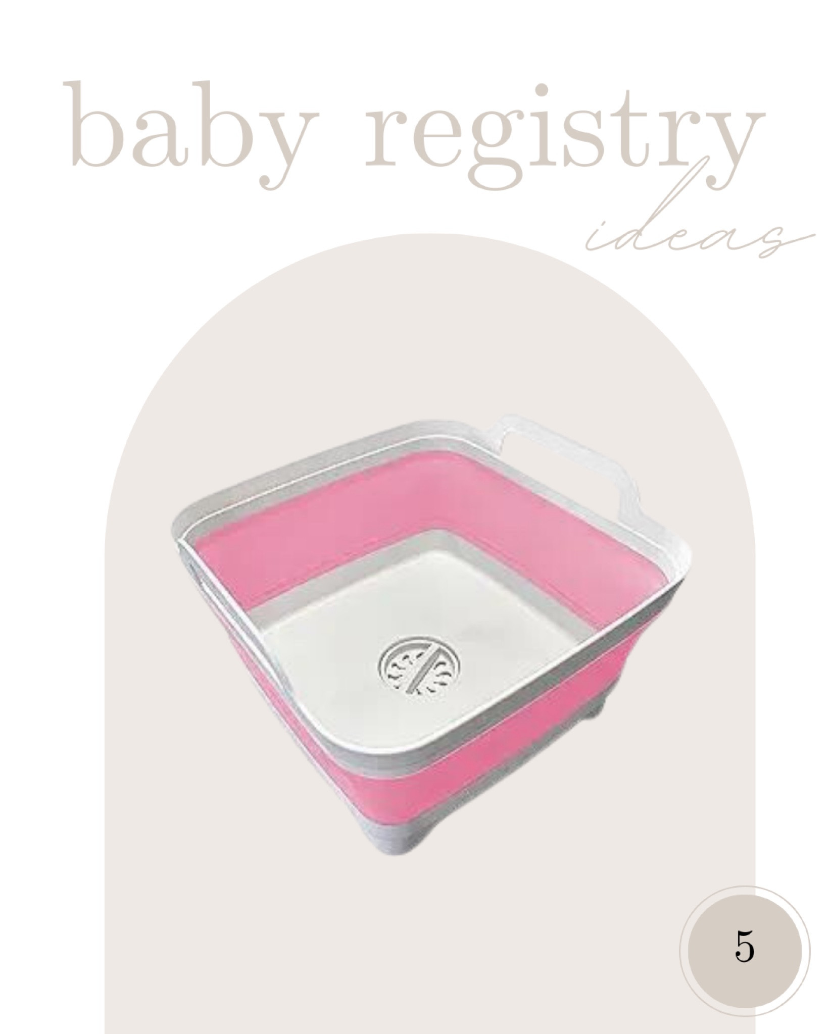 Baby Registry • Part 5 

👶🏼 Bottle & Pump Part Washing Bin - 
We placed this collapsible washing bin into the left side of our sink. We would fill it will hot water and soap. Throughout the day we would drop bottles and pump parts into the water to soak. When it started to fill up we would hand wash everything in the bin, place the items in the sanitizer and refill the washing bin with clean water. This kept our kitchen area clean and allowed us to wash everything in groups. 

✨washing bin comes in multiple colors
✨ easy to collapse 
✨ dishwasher safe 

#babyregistryideas #babyshowergift #newmomhacks #newmom #postpartum 

#LTKbaby #LTKbump #LTKfindsunder50