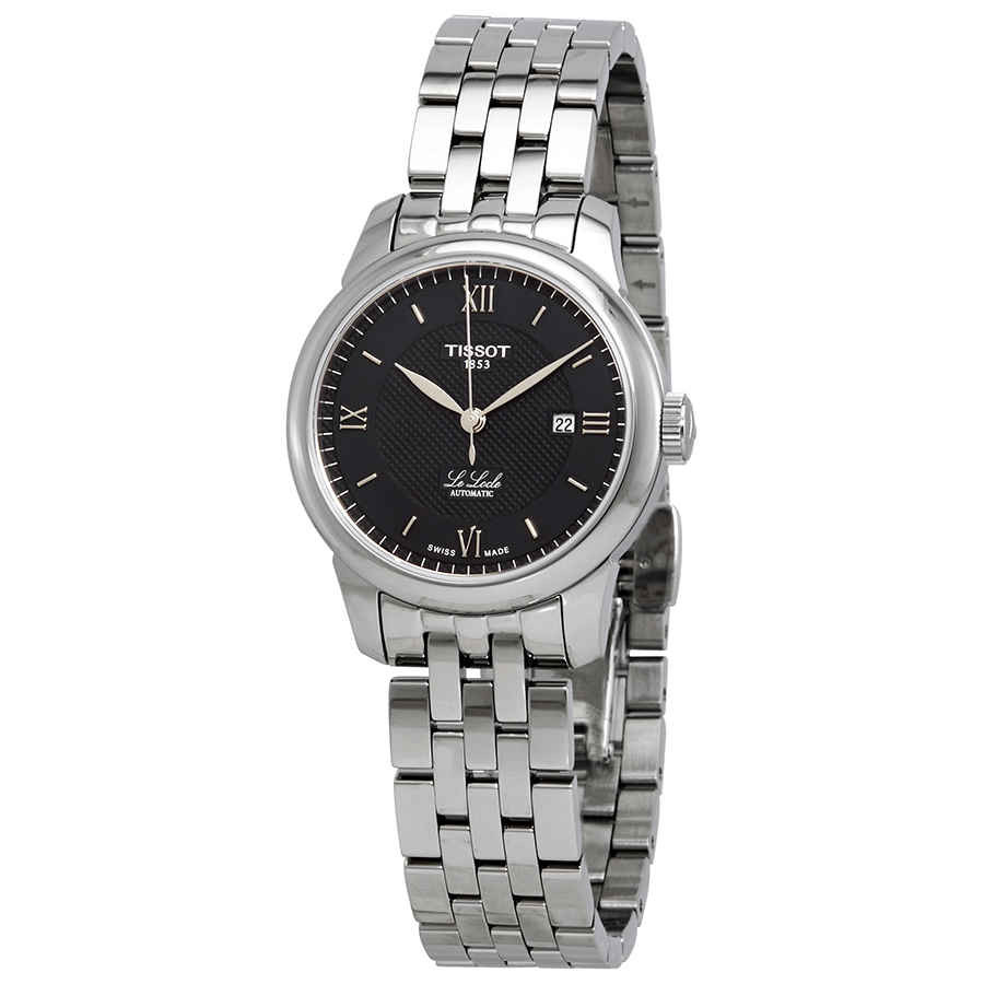 Tissot Le Locle Automatic Black Dial Ladies Watch T006.207.11.058.00 | Jomashop.com & JomaDeals.com
