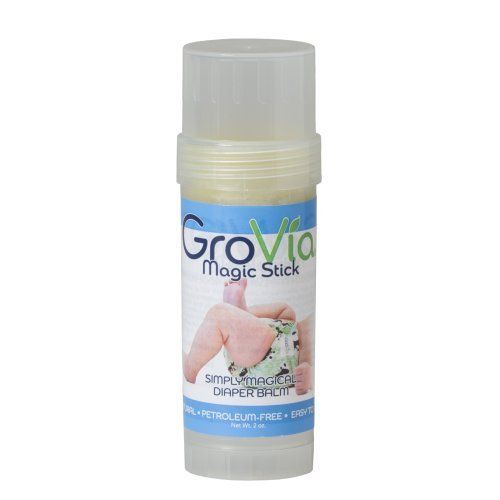 GroVia All Natural Magic Stick Baby Diaper Balm for Baby Diapering (2 oz) | Amazon (US)