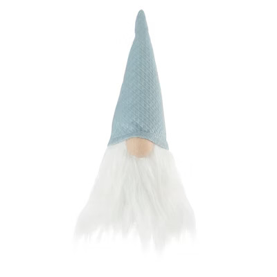 Northlight Plush Gnome with Pointy Hat Christmas Figure - 8" - Blue | Target