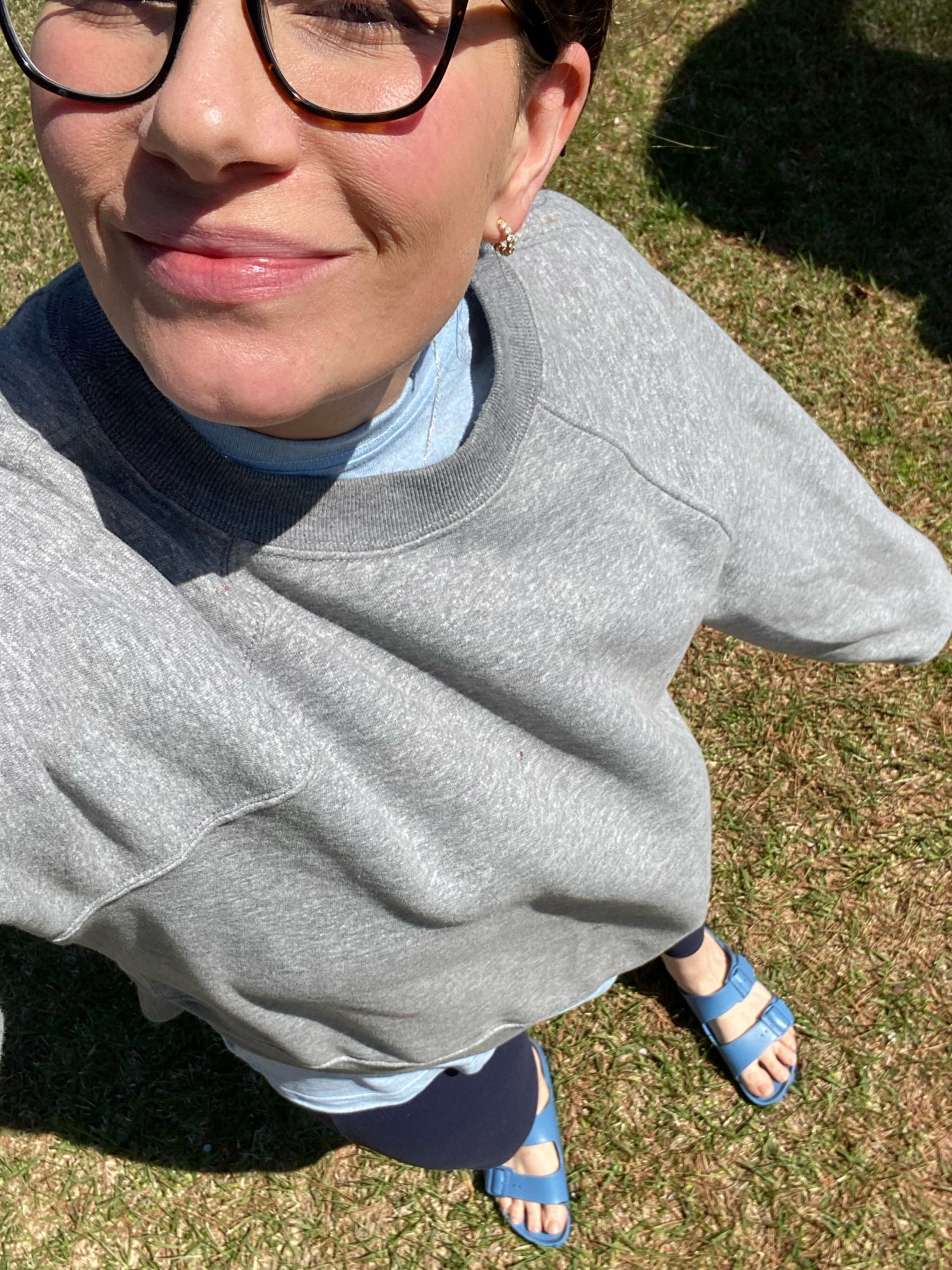 I love sweatshirt and sandal weather. My cozy, toss on and run around essentials. 
Water sandals. Spring sweatshirt. Casual. Spring leggings. Athletic outfit. Effortless look. Blue Birkenstocks.

#LTKfindsunder50 #LTKstyletip #LTKfindsunder100