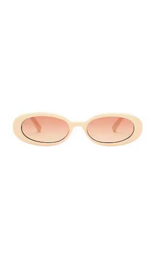 Le Specs Outta Love Sunglasses in White. | Revolve Clothing (Global)