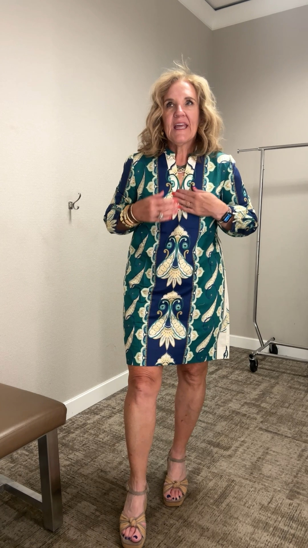 Really pretty cotton sateen dress by Tyler boe. A boutique designer at Dillards. Wearing a medium. If inbetween definitely size up in this brand. 

Great dress for wedding guest, rehearsal dinners, mother daughter, sorority events. I have a try on from Dillards with all of my possible birthday dinner outfits. Make sure you check them out.

Allie Bess 20% off code NANETTE20

#LTKPetite #LTKWedding #LTKOver40