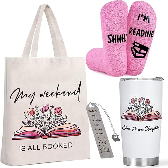 Gifts For Book Lovers - Book Accessories For Reading Lovers Include Canvas Tote Bag, 20oz Book Tu... | Amazon (CA)