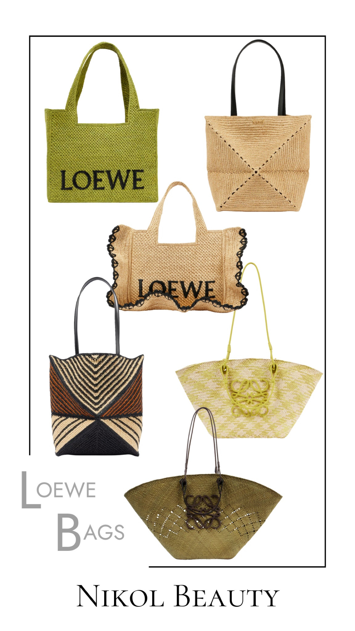 Get summer-ready with these fabulous new Loewe raffia bags!  Perfect for adding a chic touch to your warm-weather outfits. #Loewe #RaffiaBags #SummerFashion #SummerBags #BeachBags #LuxuryBags



#LTKitbag